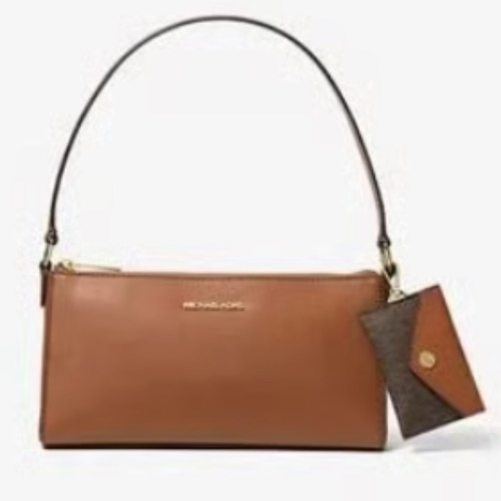 NWT Michael Kors Tan Leather Shoulder Bag